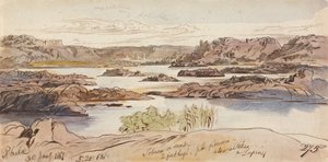 フィラエ、1867年1月30日午後5-20日（275） 作： Edward Lear